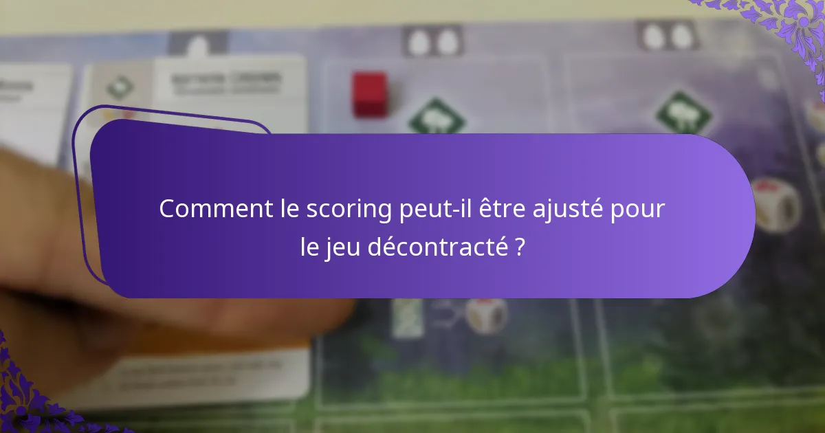 Comment les règles de la maison impactent-elles le scoring dans les jeux ?