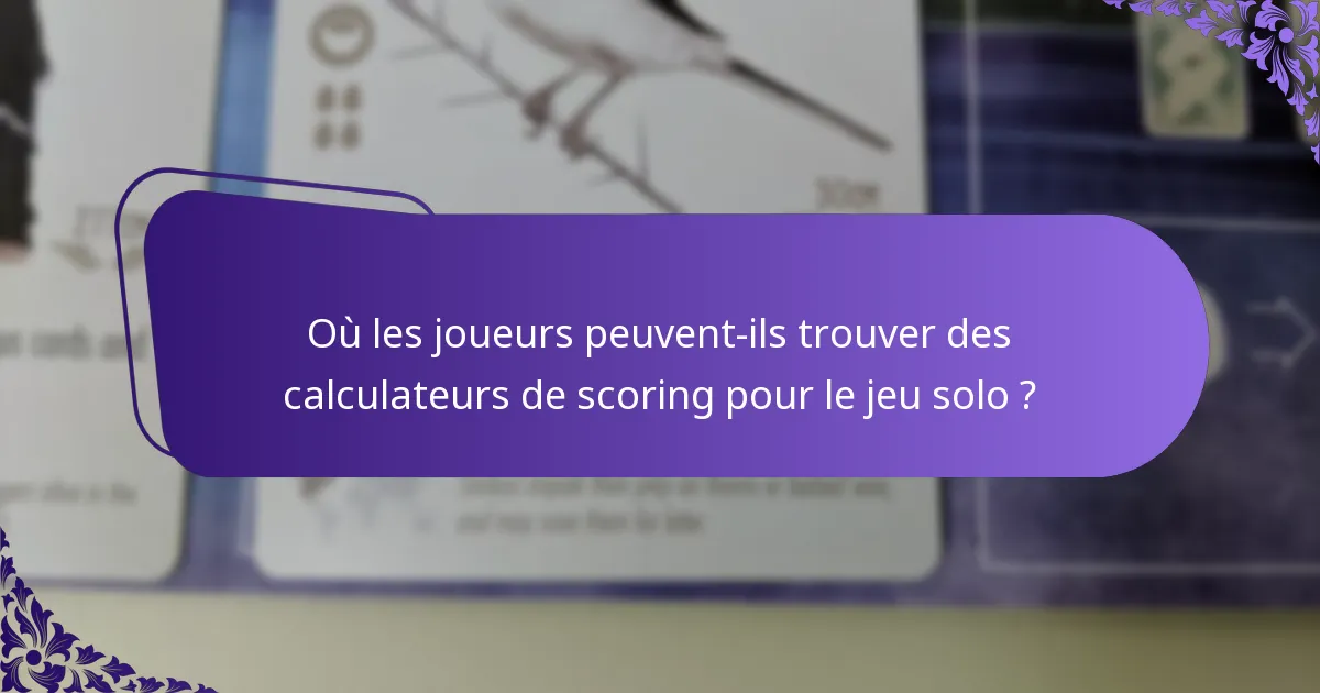 Quelles variations existent dans les systèmes de scoring pour les jeux solo ?