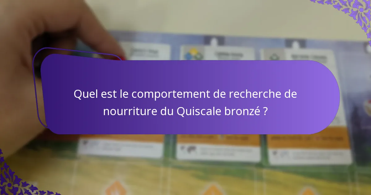 Quelles sont les habitudes de reproduction du Quiscale bronzé ?