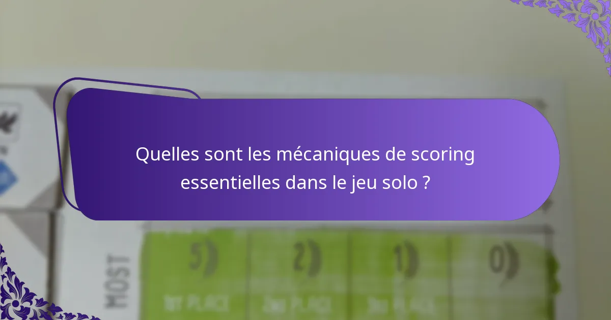 Où les joueurs peuvent-ils trouver des calculateurs de scoring pour le jeu solo ?