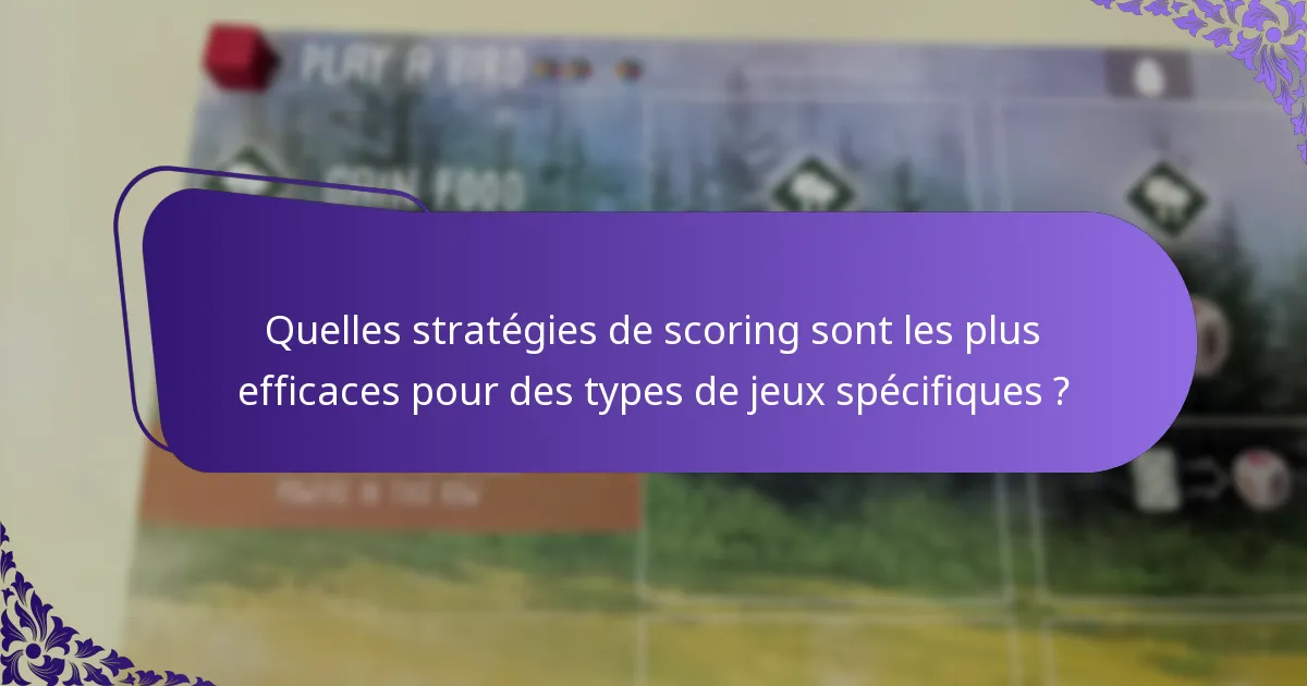 Comment les mécaniques de scoring affectent-elles l’engagement et l’expérience des joueurs ?